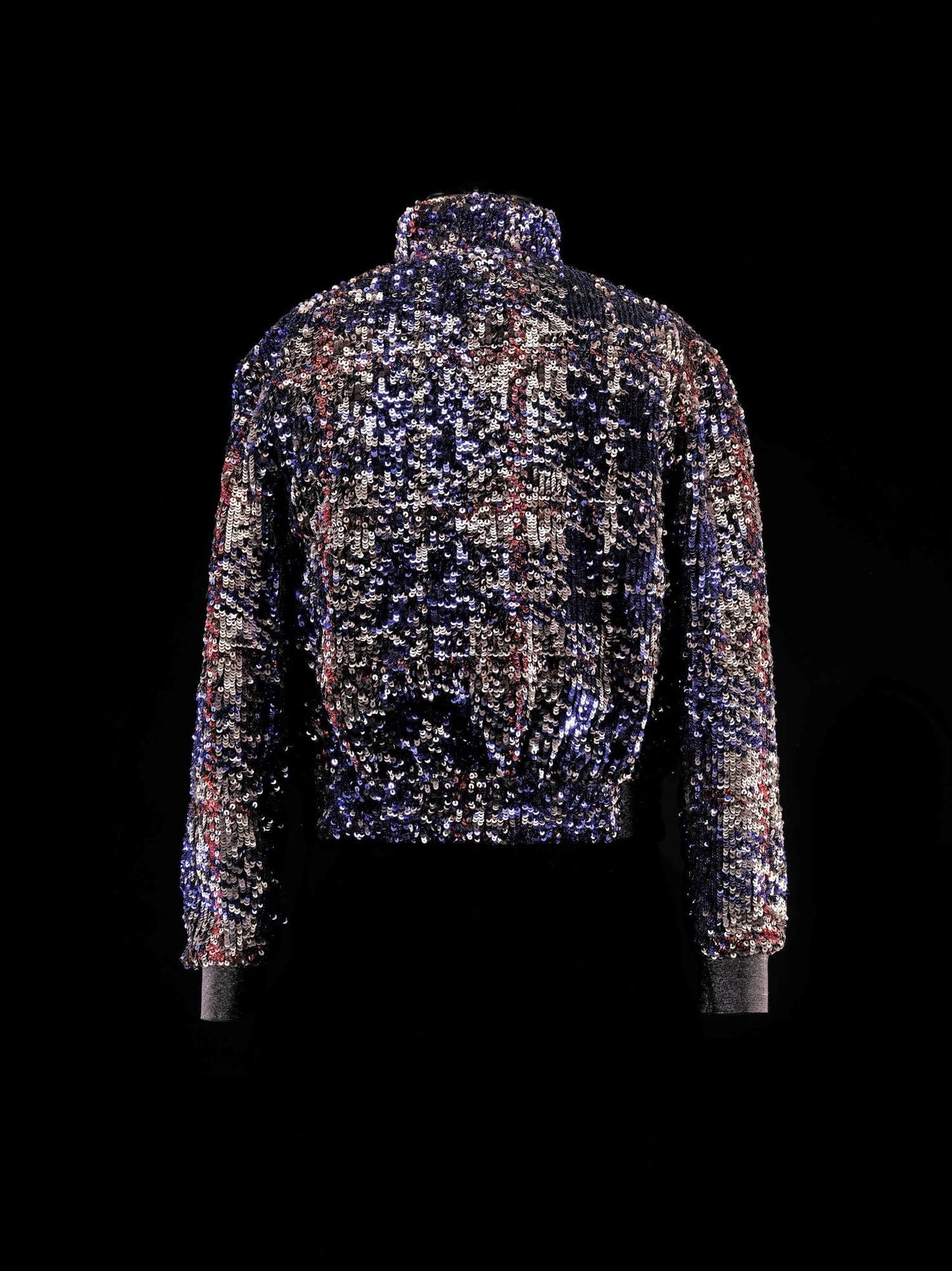 Sequin bomber jacket