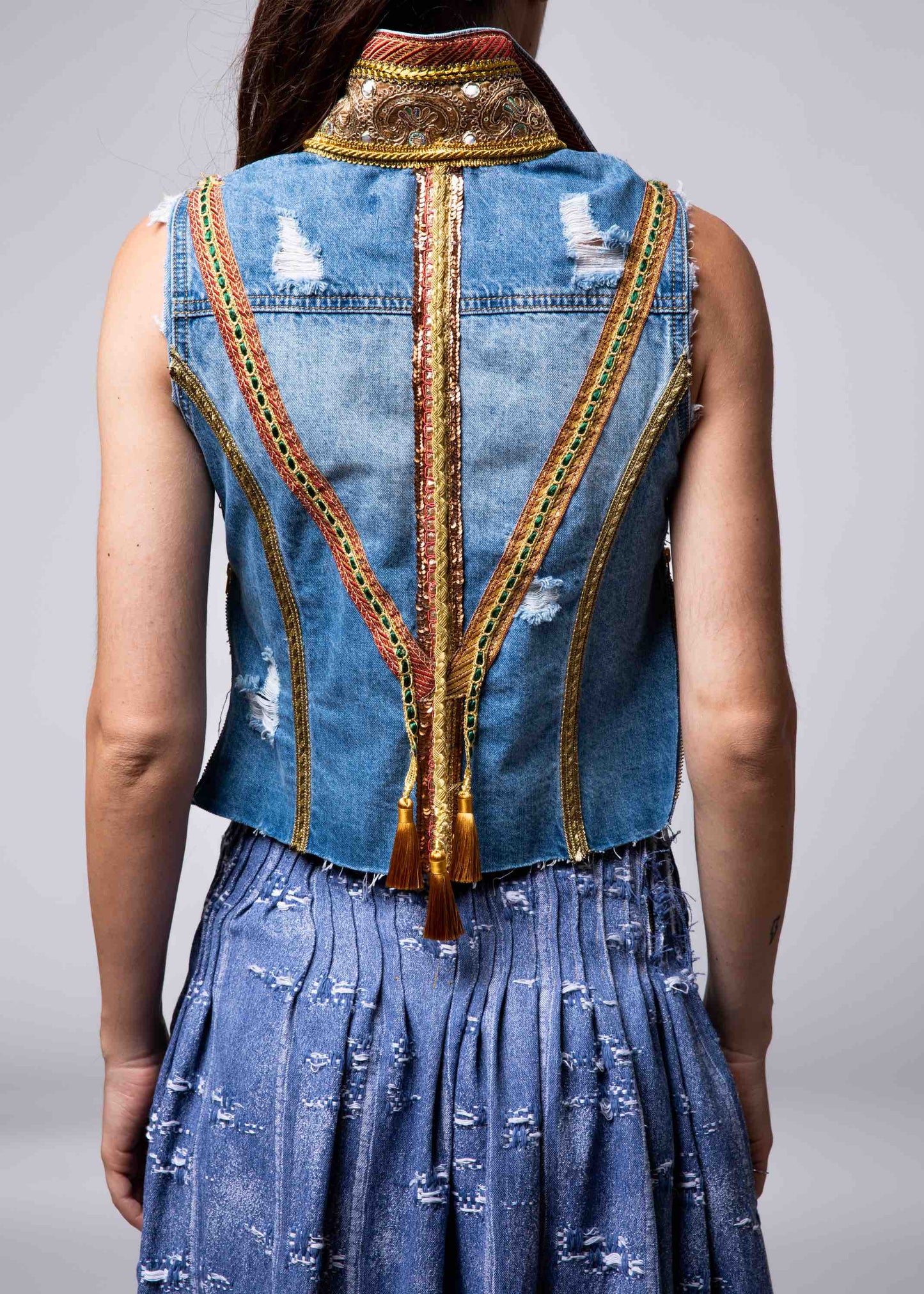 Denim vest