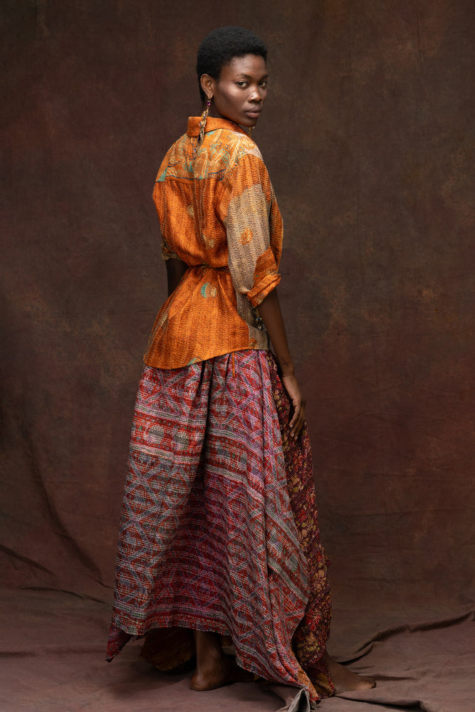 Dassios Unique Wrap Silk Shirt