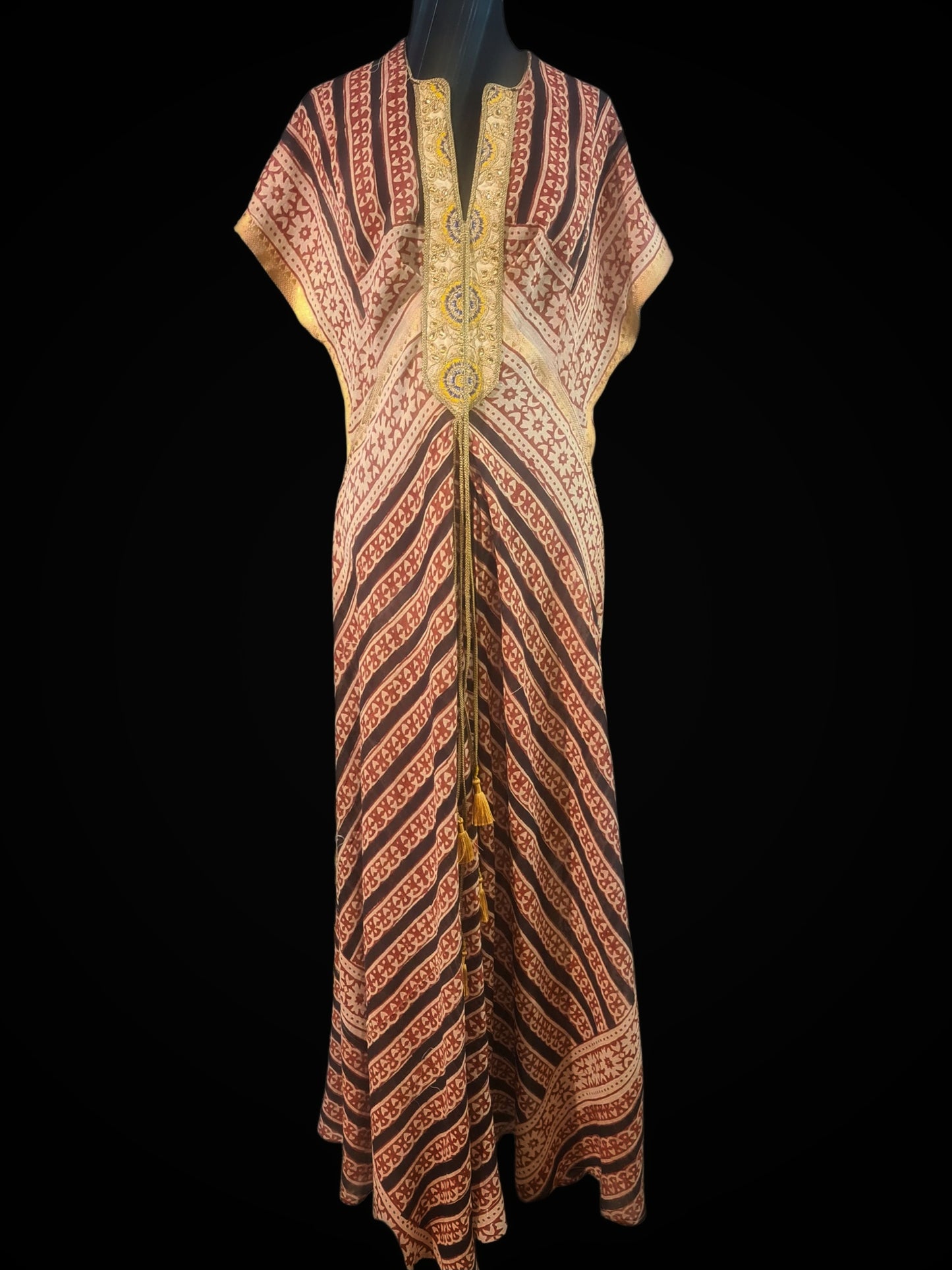 Unique piece handmade dress-caftan