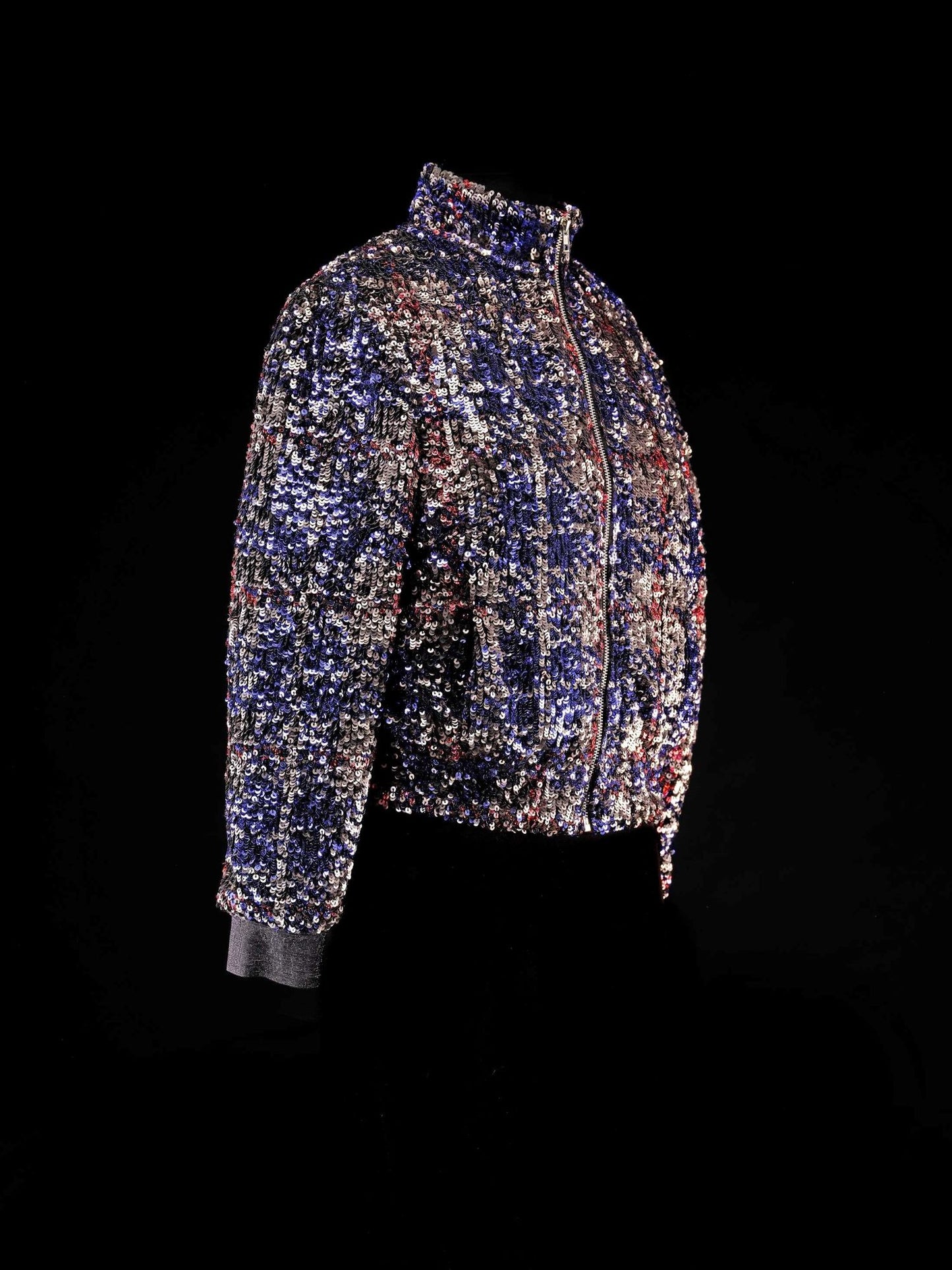 D.388 Sequin bomber jacket