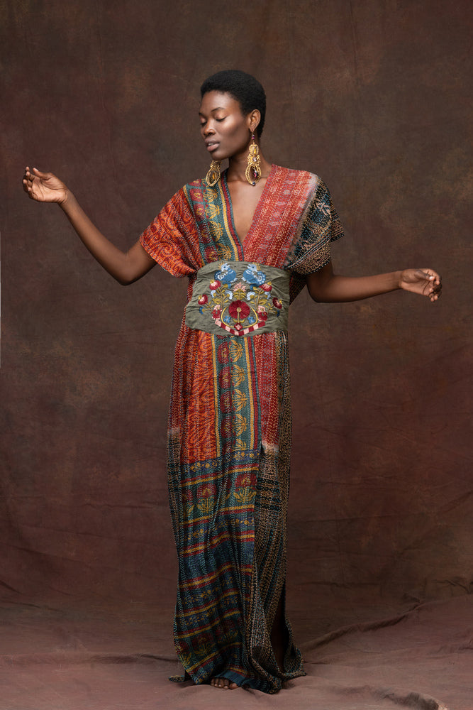 Unique Handcrafted Silk Caftan