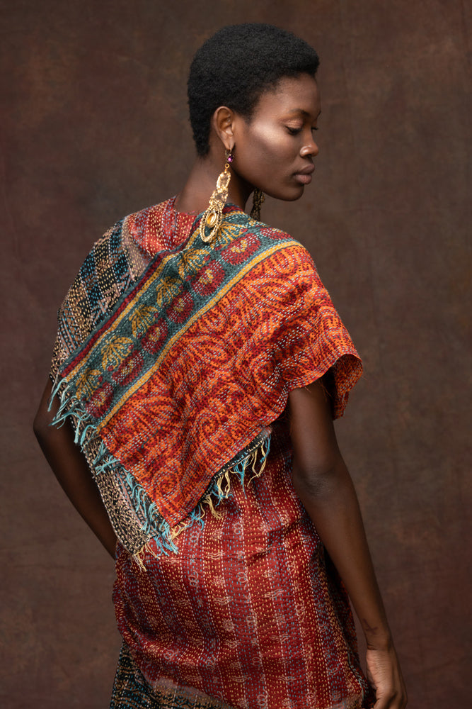 Unique Handcrafted Silk Caftan