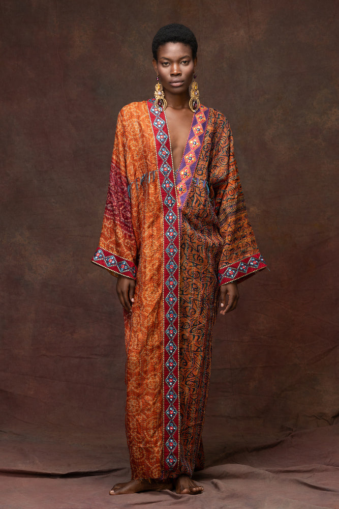 Unique Handcrafted Silk Kimono
