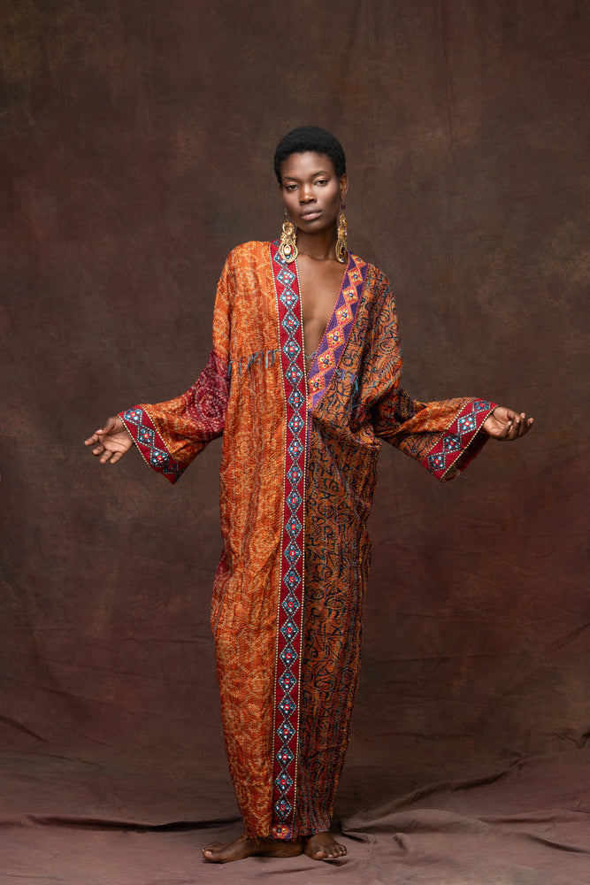 Unique Handcrafted Silk Kimono