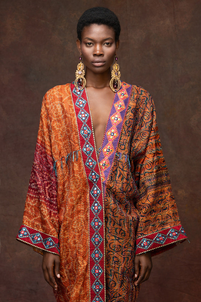 Unique Handcrafted Silk Kimono