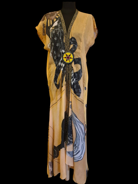 Cotton printed dress