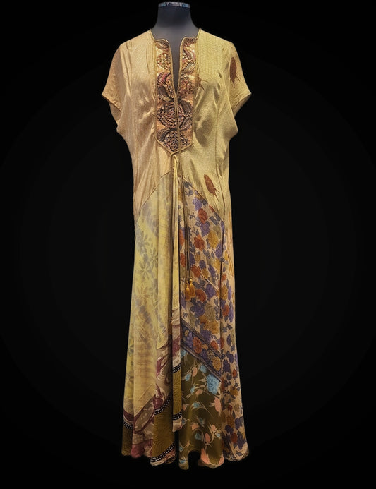 Unique piece handmade dress-caftan